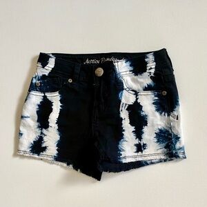 Justice Girl’s Tie Dye Jean Shorts Size 10 Denim